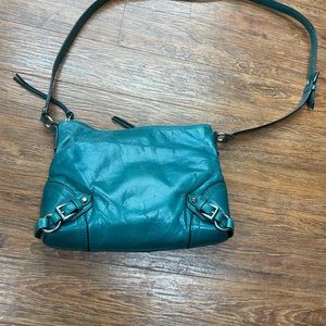 Green teal Michael Kors purse